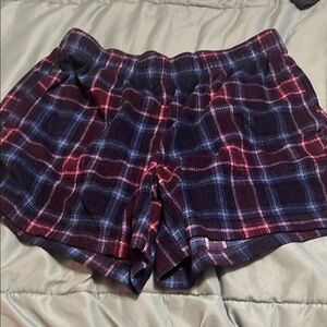 Plaid Lounge Shorts